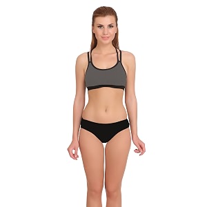 Fashion Comfortz Sports Bra and Panty SetLadies