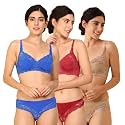Fashion Comfortz Women39s Bra Panty Set