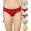 Fashion Comfortz Women's Cotton Blend Classic Regular Solid Briefs
