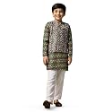 Fashion Dream Boy39s Cotton Blend Printed Kurta