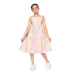 Fashion Dream Girls Fit and Flare Knee