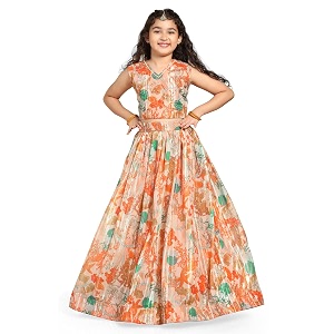 Fashion Dream Girls Georgette Readymade Lehenga Choli