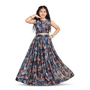 Fashion Dream Girls Georgette Readymade Lehenga Choli