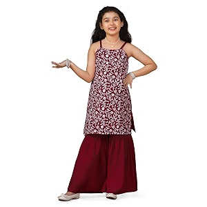 Fashion Dream Girls Silk Blend Salwar SuitKids