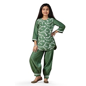 Fashion Dream Girls Silk Blend Salwar SuitKids