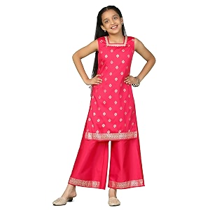 Fashion Dream Girls Taffeta Kurta And Pant