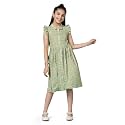 Fashion Dream Girl's Fit And Flare Knee Length Dress