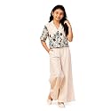 Fashion Dream Girls Cotton Blend Embroidered Co-Ord