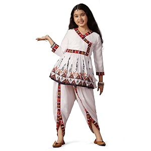 Fashion Dream Girls Cotton Blend Printed Crop