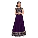 Fashion Dream Girls Silk Blend Floral Printed