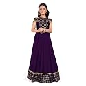 Fashion Dream Girls Silk Blend Floral Printed