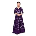 Fashion Dream Girls Silk Blend Floral Printed
