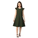 Fashion Dream Girls Solid Knee Length DressGirl