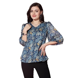 Fashion Dream Womens Georgette Regular Fit Top
