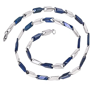 fashion frill men39s double coated popular stainless steel silver chain for men boys girls stylish necklaces silver chain anniversary love gift for husband unisex chains 22 inches