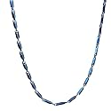 Fashion Frill Men's Double Coated Popular Stainless Steel Silver Chain For Men Boys Girls Stylish Necklaces Silver Chain Anniversary Love Gift For Husband Unisex Chains 22 Inches