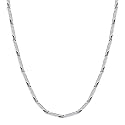 Fashion Frill Men's Double Coated Popular Stainless Steel Silver Chain For Men Boys Girls Stylish Necklaces Silver Chain Anniversary Love Gift For Husband Unisex Chains 22 Inches