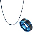 Fashion Frill Men's Double Coated Popular Stainless Steel Silver Chain For Men Boys Girls Stylish Necklaces Silver Chain Anniversary Love Gift For Husband Unisex Chains 22 Inches