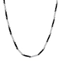 Fashion Frill Men's Double Coated Popular Stainless Steel Silver Chain For Men Boys Girls Stylish Necklaces Silver Chain Anniversary Love Gift For Husband Unisex Chains 22 Inches