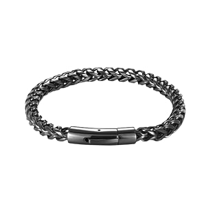 Fashion Frill Stylish Bracelet For Man Silver