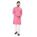 FASHION GALLERY Men39s Solid Pattern Polycotton Kurta