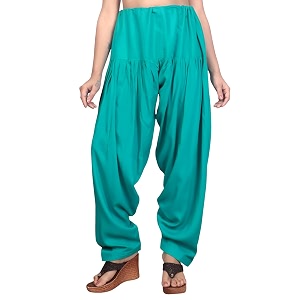 FASHION GALLERY Womens Rayon Relaxed Fit Patiala