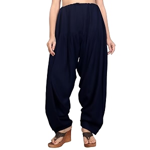 FASHION GALLERY Womens Rayon Relaxed Fit Patiala