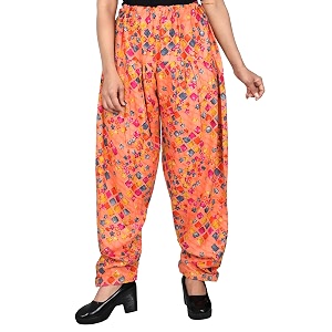 FASHION GALLERY Womens Rayon Relaxed Fit Patiala