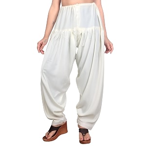 FASHION GALLERY Womens Rayon Relaxed Fit Patiala
