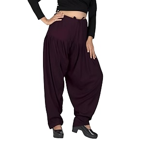 FASHION GALLERY Womens Rayon Relaxed Fit Patiala