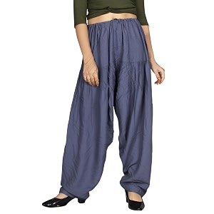 FASHION GALLERY Womens Rayon Relaxed Fit Patiala