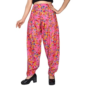 FASHION GALLERY Womens Rayon Relaxed Fit Patiala