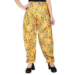FASHION GALLERY Womens Rayon Relaxed Fit Patiala