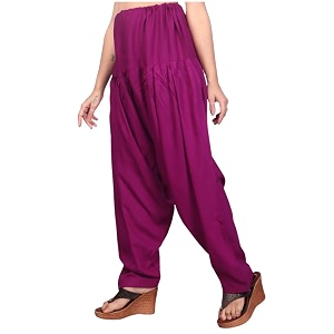 FASHION GALLERY Womens Rayon Relaxed Fit Patiala