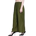 FASHION GALLERY Women39s Solid Rayon Palazzo Pants