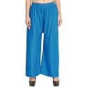 FASHION GALLERY Women39s Solid Rayon Palazzo Pants