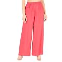 FASHION GALLERY Women39s Solid Rayon Palazzo Pants