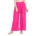FASHION GALLERY Women39s Solid Rayon Palazzo Pants