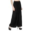 FASHION GALLERY Women39s Solid Rayon Palazzo Pants