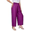FASHION GALLERY Women39s Solid Rayon Palazzo Pants