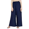 FASHION GALLERY Women39s Solid Rayon Palazzo Pants