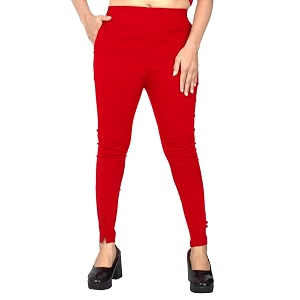 fashion gallery women39s cotton blend modern fit pants with ankle length pull on closure and elasticated flexible waiststretchable pants for women