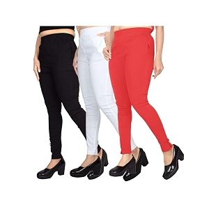 fashion gallery women39s cotton blend modern fit pants with ankle length pull on closure and elasticated flexible waiststretchable pants for women