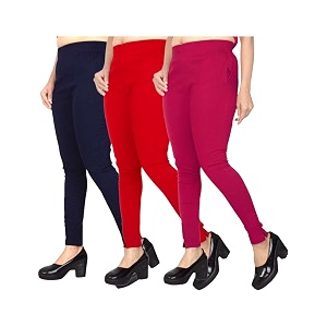 fashion gallery women39s cotton blend modern fit pants with ankle length pull on closure and elasticated flexible waiststretchable pants for women