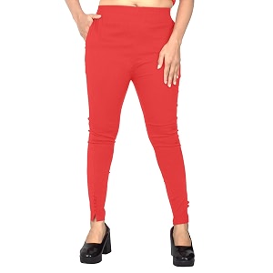 fashion gallery women39s cotton blend modern fit pants with ankle length pull on closure and elasticated flexible waiststretchable pants for women