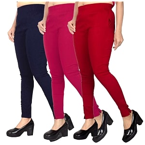 fashion gallery women39s cotton blend modern fit pants with ankle length pull on closure and elasticated flexible waiststretchable pants for women