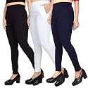 FASHION GALLERY Women's Cotton Blend Modern Fit Pants with Ankle Length Pull On Closure and Elasticated Flexible Waist|Stretchable Pants for Women