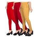 FASHION GALLERY Women's Cotton Blend Modern Fit Pants with Ankle Length Pull On Closure and Elasticated Flexible Waist|Stretchable Pants for Women