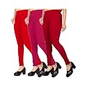 FASHION GALLERY Women's Cotton Blend Modern Fit Pants with Ankle Length Pull On Closure and Elasticated Flexible Waist|Stretchable Pants for Women