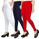 FASHION GALLERY Women's Cotton Blend Modern Fit Pants with Ankle Length Pull On Closure and Elasticated Flexible Waist|Stretchable Pants for Women